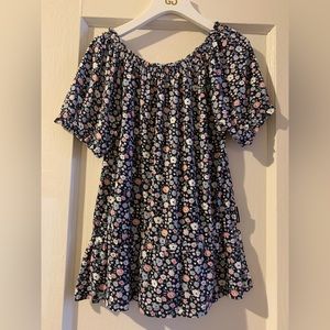 Polarn O. Pyret Girls Flower top size 10-12y